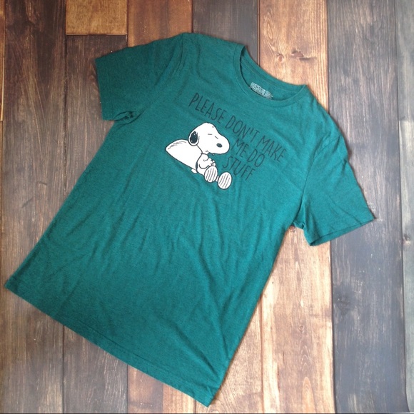 Peanuts Snoopy "Please Don't Make Me Do Stuff"✨M - Picture 3 of 4